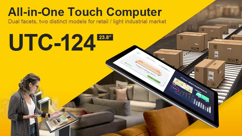 Advantech ra mắt UTC-124 - sản phẩm máy tính All-in-One 23.8" đầu tiên thuộc dòng UTC